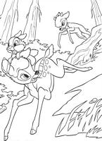 kolorowanki Bambi Disney malowanki do wydruku numer 2